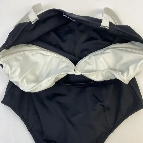 Reformation Black and White One Piece Swimsuit - Picture 7 of 10